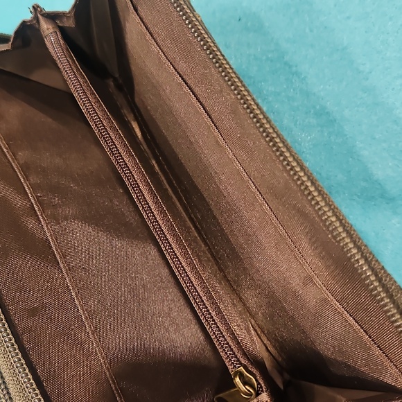 b.o.c. Green Leather Wallet with Decorative Stitching - Picture 3 of 4